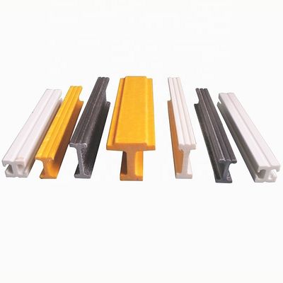 Exemples de poutres I en FRP à pultrusion protégées contre les rayons UV sur mesure avec des spécifications sur mesure