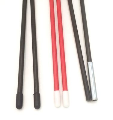 Couleurs personnalisées 7,9 mm 9,5 mm 11 mm Poteaux de tente en fibre de verre GFRP FRP