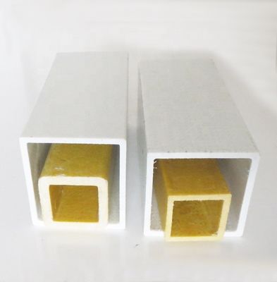 Technique de coupe 19 mm 30 mm 40 mm 50 mm Tube carré en fibre de verre Profil FRP forme carrée