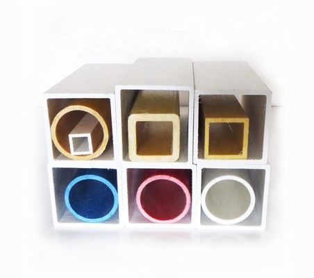 30 mm 38 mm 44 mm 50 mm Tuyaux carrés en FRP GFRP pultrés Structures robustes et durables