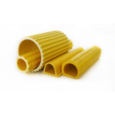 Couleurs personnalisées engrenages à haute capacité de charge et tubes pultrés en FRP de type D Idéal pour les marches d'échelle en FRP