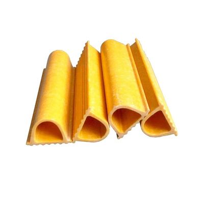 Couleurs personnalisées engrenages à haute capacité de charge et tubes pultrés en FRP de type D Idéal pour les marches d'échelle en FRP