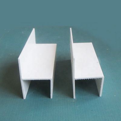 Faible poids FRP H profilé en fibre de verre renforcé en plastique H faisceau pour une longueur de 1m à 11,6m