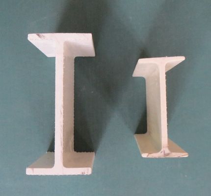 Faible poids FRP H profilé en fibre de verre renforcé en plastique H faisceau pour une longueur de 1m à 11,6m