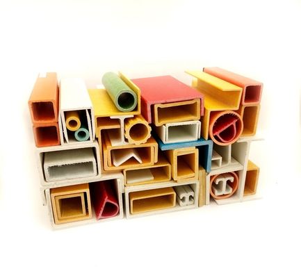 Zone ouverte 40% 80% FRP Profiles de pultrusion pour la résistance à la corrosion chimique en Amérique