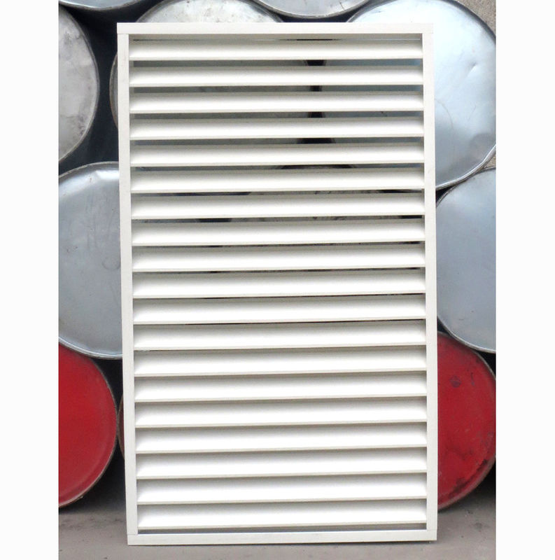 1m à 11,6m Longueur usine chimique fenêtre de ventilation fixe à air aveugle avec barre de support