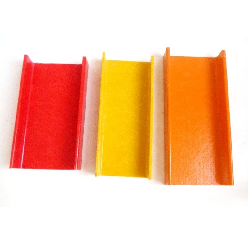 Renforcement structurel poutre de support de canal FRP fibre de verre GRP profil de canal coupé selon les besoins