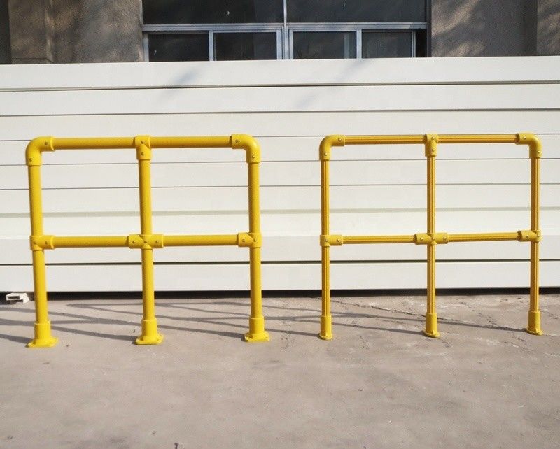 36 mm 50 mm tubes ronds FRP manche de ferraille de sécurité en fibre de verre avec zone ouverte 40%