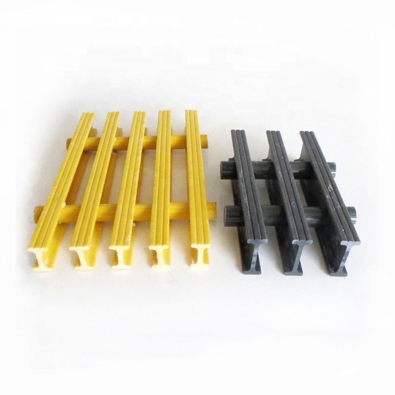 Grille de pultrusion en FRP de haute résistance de 38 mm avec une large étendue de support et une surface ouverte de 40%