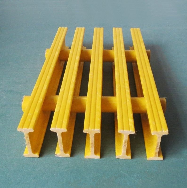 25 mm 38 mm 50 mm 58 mm FRP I Bar Grating pour la passerelle technique pultrudée anti-corrosion