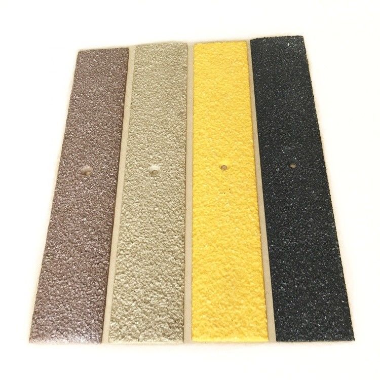 Bandes de fibres de verre plates FRP de longueur personnalisée pour résistance à la corrosion et antidérapant