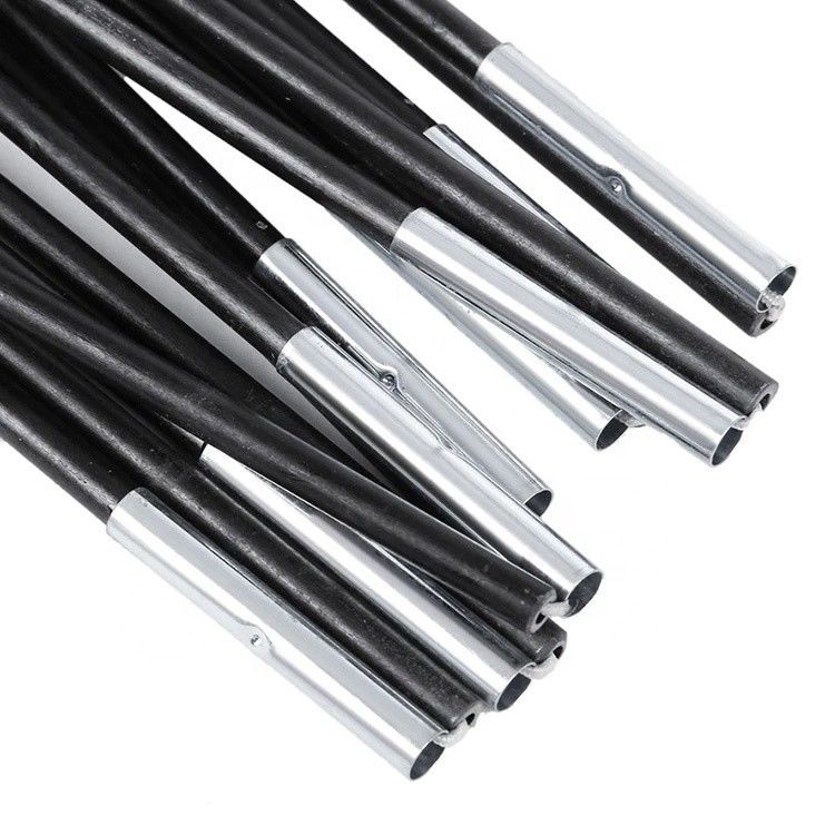 Poteaux de tente à pultrusion en fibre de verre lisse Forte et légère pour une installation facile
