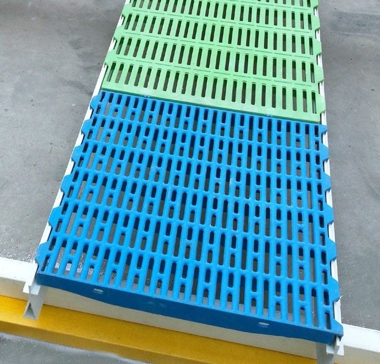 65x15 mm Maillage de porc Plancher en plastique à lattes pour caisse de fécondation/Pin de porc Matériaux frais