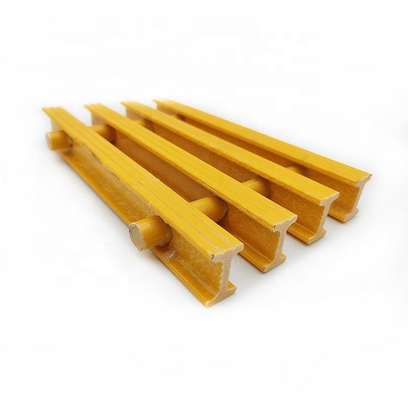 Échantillon personnalisé Tailles et couleurs acceptées Poids léger Grilles de pultrusion en FRP à haute résistance en fibre de verre