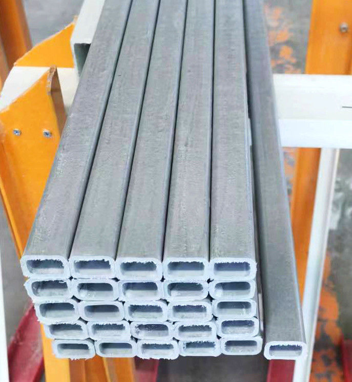 Tubes en FRP légers de 30 mm en fibre de verre rectangulaire pour le manche de hockey sur glace et plus