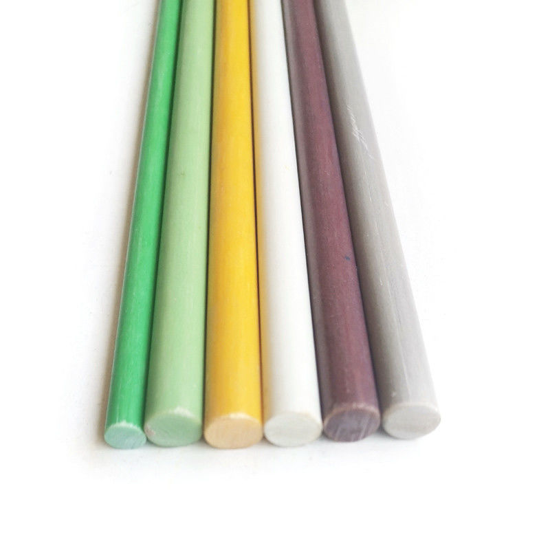 Service de coupe 16 mm Barre de fibre de verre blanche haute résistance pour des piquets lisses et flexibles