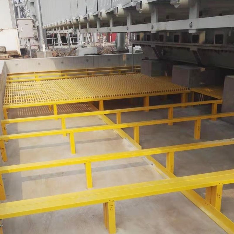Structure de construction lisse personnalisée FRP à haute résistance pour l'environnement de corrosion