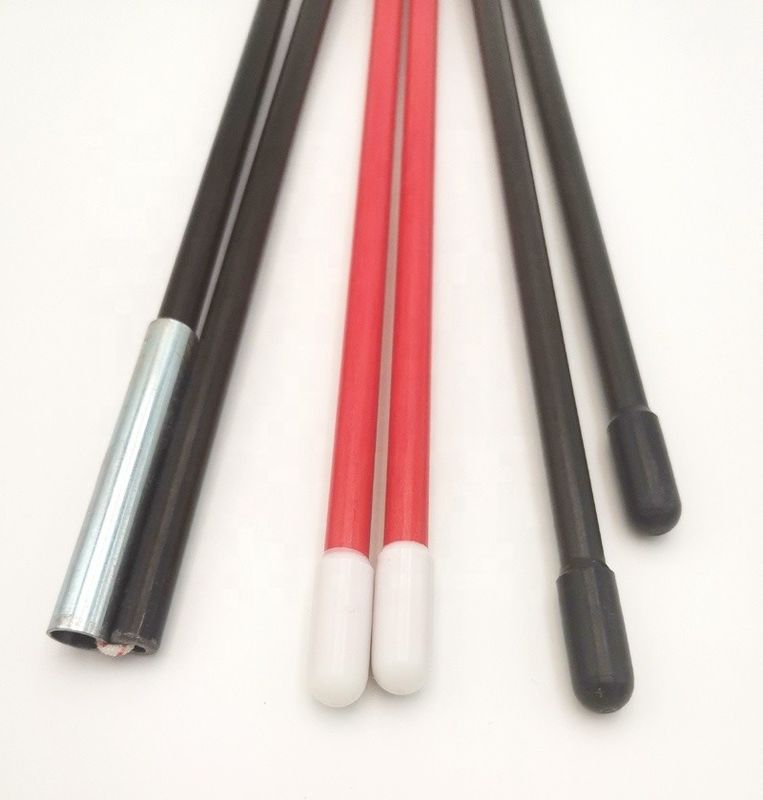 Couleurs personnalisées 7,9 mm 9,5 mm 11 mm Poteaux de tente en fibre de verre GFRP FRP