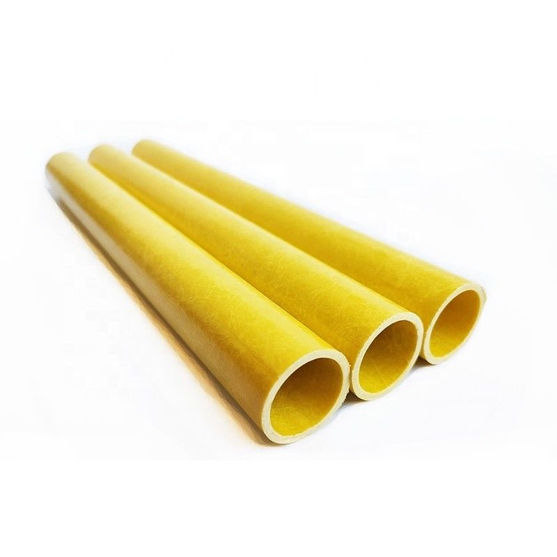 Tubes rondes pultrées résistantes à la corrosion à surface lisse pour FRP en plastique renforcé