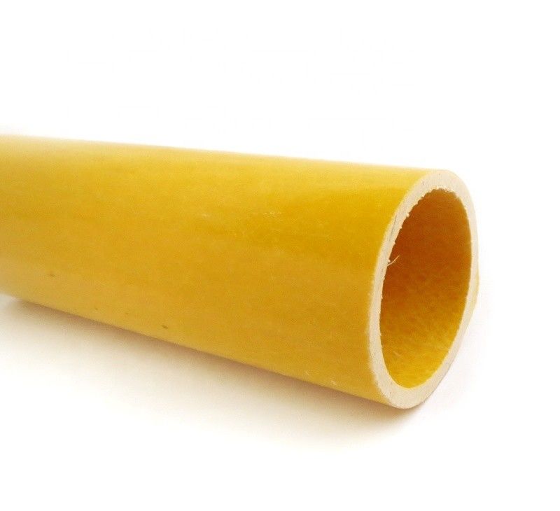 Tubes composites en FRP 30 mm 40 mm 50 mm en fibre de verre pultrée renforcée en plastique pour la découpe